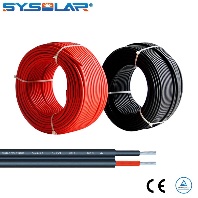 MC4 Wire Twin Core 2 * 4 cable srolar 4 mm para conexiones pv