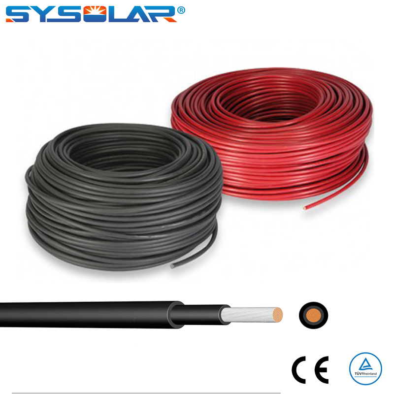 Cable solar 6mm TUV 2pfg 1169 1000V para cableado solar